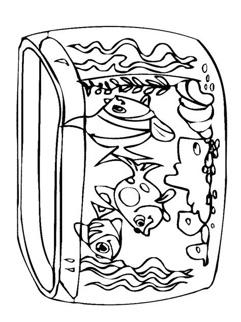 All rights belong to their respective owners. Aquarium Coloring Page - Coloring Home