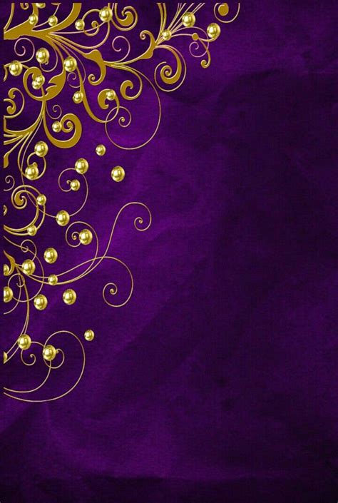 Purple And Gold Flyer Background Mauriciocatolico