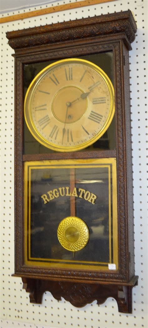 Oak Sessions Crescent 15 Store Regulator Clock Price Guide