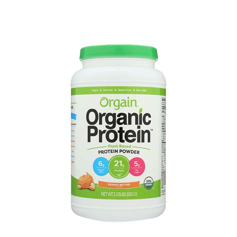 Orgain Organic Protein Plant Based Powder Peanut Butter Gnc