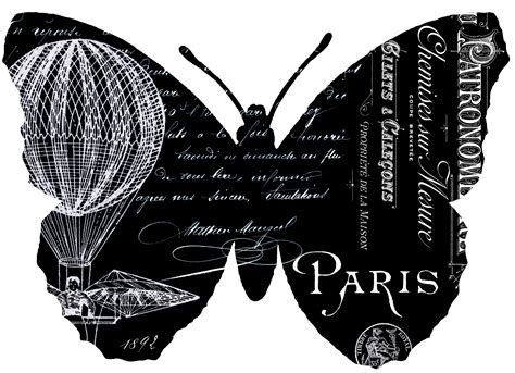 Images from the yokohama nursery co. Fabulous French Butterfly Typography Transfers! | Graphics ...