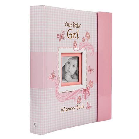Create and print a memorable book that you and your family can cherish for years to come. Baby's First Memory Book Keepsake Photo Album for Girl ...