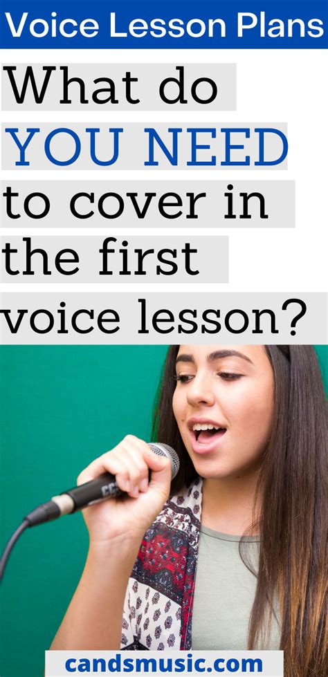 Everything You Need To Cover When Teaching Your First Voice Lesson
