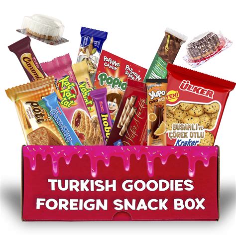 Turkish Goodies International Snacks Box, Foreign Snacks Variety Pack