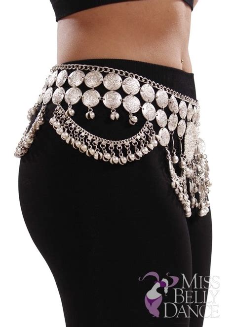 adult dancewear tribal gypsy hip waist accessory for dancing bronze belly dance coin belt belly