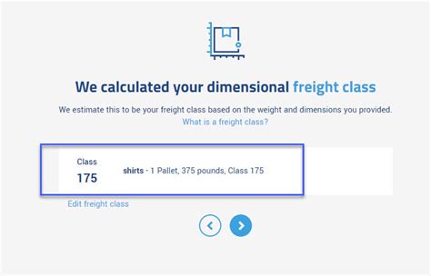 Freight Class Calculator And Chart Freightquote
