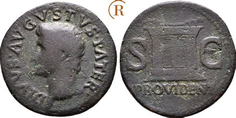 antike römisches kaiserreich as augustus 27 14 n chr geprägt unter tiberius f ss hübsche