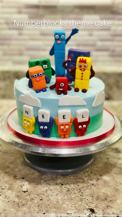 Numberblocks Theme Cake Themed Cakes Funny Birthday Cakes Friends Cake