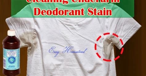 Astute Homestead Cleaning Underarm Deodorant Stains