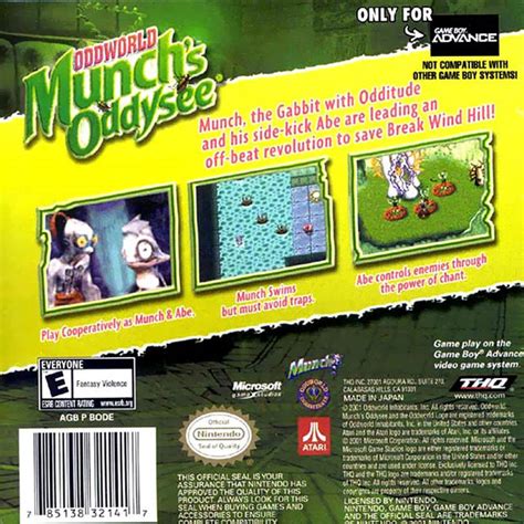 Oddworld Munchs Oddysee Box Shot For Xbox Gamefaqs