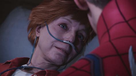 aunt may death scene marvel s spider man ps5 youtube