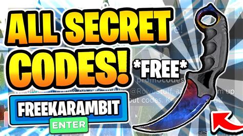 These have been redesigned to be a little more con safe. ALL NEW *SECRET* KNIFE CODES in ARSENAL! (2020) ⭐Roblox ...