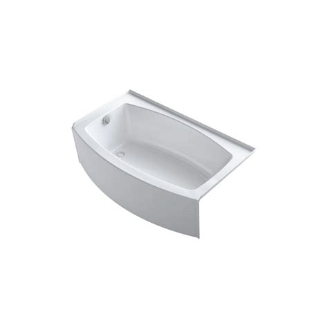 Any advice/experience with one of the tubs i just saw that kohler has a new archer 60 x 30 alcove with apron in acrylic and archer 60 x 30 alcove no. KOHLER Expanse 5 ft. Left Drain Soaking Tub in White-K ...