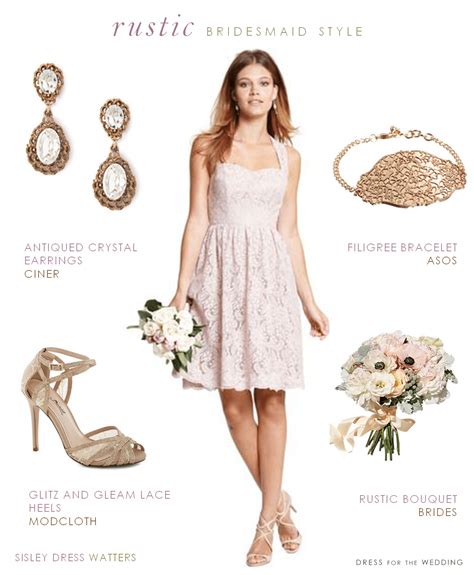 What should a guest wear to a rustic wedding? Bridesmaid Dress for a Rustic Wedding