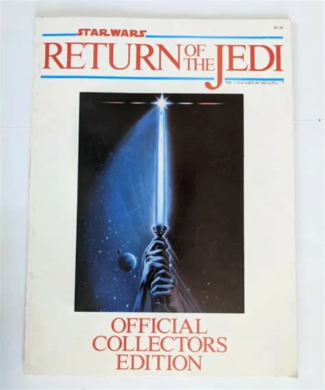 Star Wars Return Of The Jedi Official Collectors Edition Magazine 1983