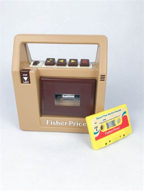 Vintage Fisher Price 1980 Toy Cassette Player Works Blamm 1980