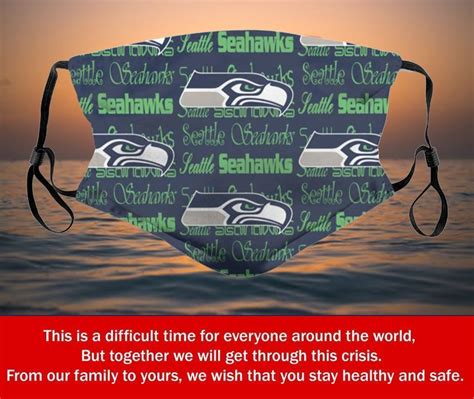 American Football Team Seattle Seahawks Face Mask Filter Face Mask
