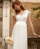 Kristin Maternity Wedding Gown Long Ivory Maternity Wedding Dresses