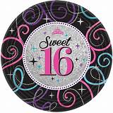 Sweet 16 Plates And Napkins Images