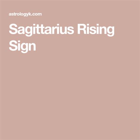 Sagittarius Rising Sign Masculine Traits Casual Relationship Walking