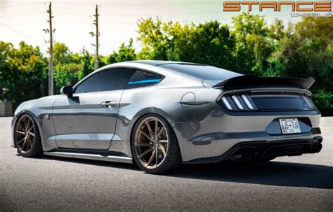 Ford Mustang Gt S550 Grey Stance Sf01 Wheel Wheel Front