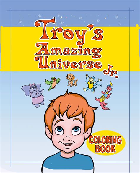 Troy's Amazing Universe Jr. Coloring Book — Royal Toast Films