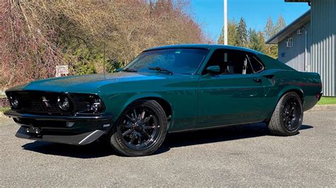1969 Ford Mustang With Pro Touring Mods Flashes Lovely British Racing