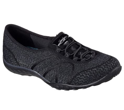 3999 23045 W Wide Fit Black Skechers Shoes Memory Foam Womens