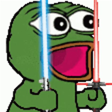 Excited Pepe GIF Excited Pepe Sabers Discover Share GIFs Frog