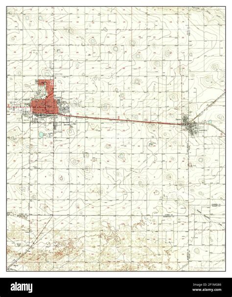 Clovis New Mexico Map 1957 162500 United States Of America By
