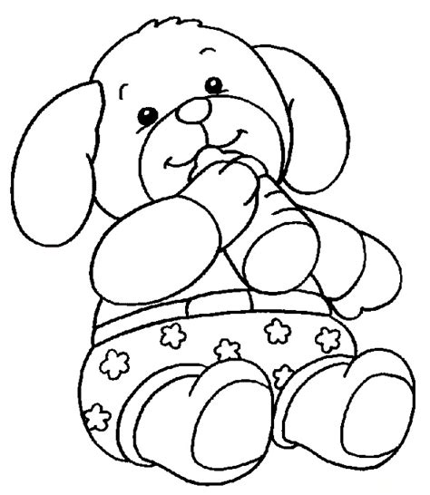 Teddy Bear Coloring Pages For Kids