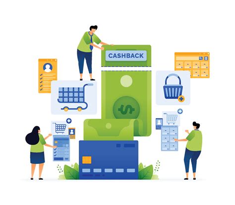 Vector illustration of Cashback Rewards in Your Shopping Experience
