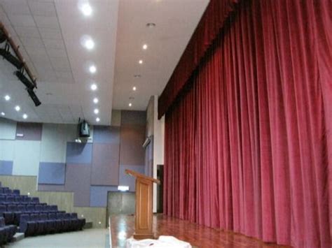 Plainhorizontal And Printed Auditorium Motorized Stage Curtains At Rs