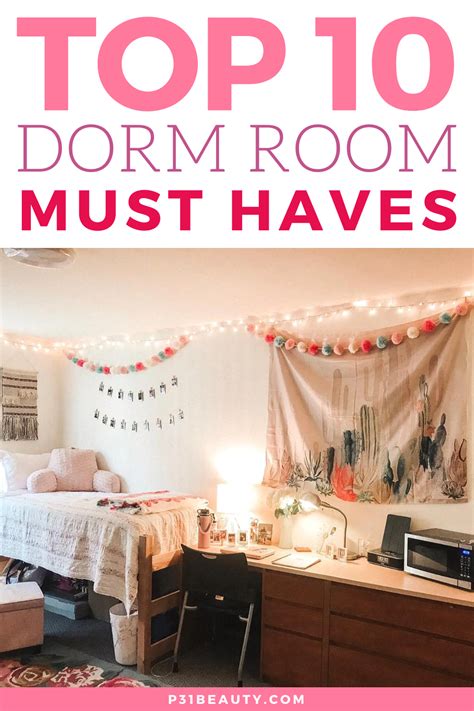Top 10 College Dorm Room Must Haves For 2020 College Dorm Room Inspiration College Dorm Room
