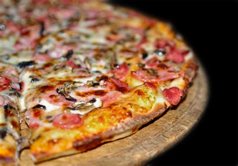 Online Crop Ham And Cheese Pizza Hd Wallpaper Wallpaper Flare