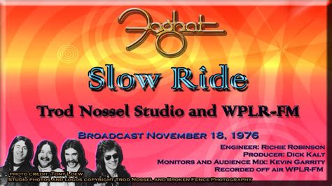 Foghat Slow Ride Live Youtube