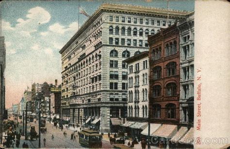 Main Street Buffalo Ny Postcard