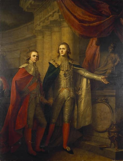 Portrait Of Grand Dukes Alexander And Constantine Johann Baptist Von Lampi The Elder Artwork