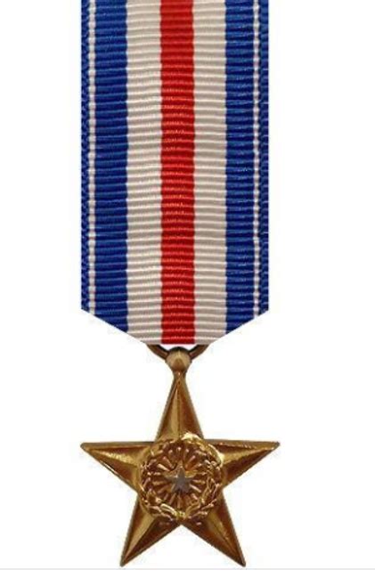 Mounted Miniature Medals Silver Star Medals Store
