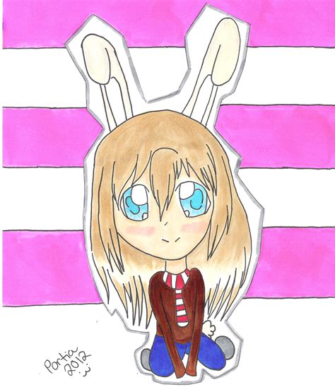Cute Anime Bunny Girl By Mysticalwaffles On Deviantart
