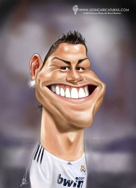 Caricatura De Cristiano Ronaldo Celebrity Caricatures Funny Caricatures