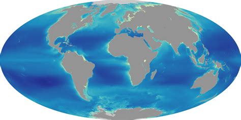 Map Of Earths Oceans My Life
