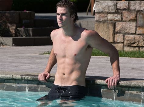 Pool Boy From Liam Hemsworths Hottest Photos E News