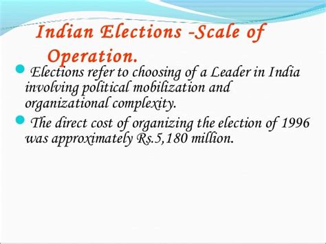 Ppt On Procedure Of Elections