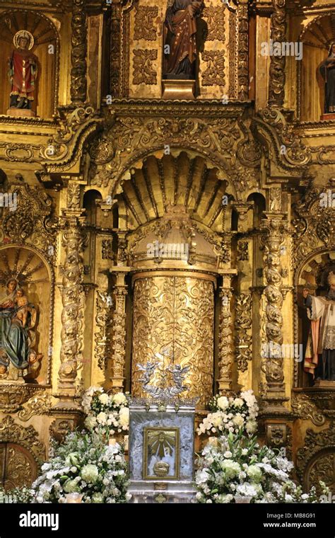 El Altar De Oro Iglesia De San José Panama Casco Antiguo Holy Week
