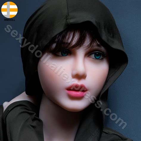 Wmdoll New 185 Oral Head Tpe Silicone Sex Doll Head European Face Top Quality For Realistic