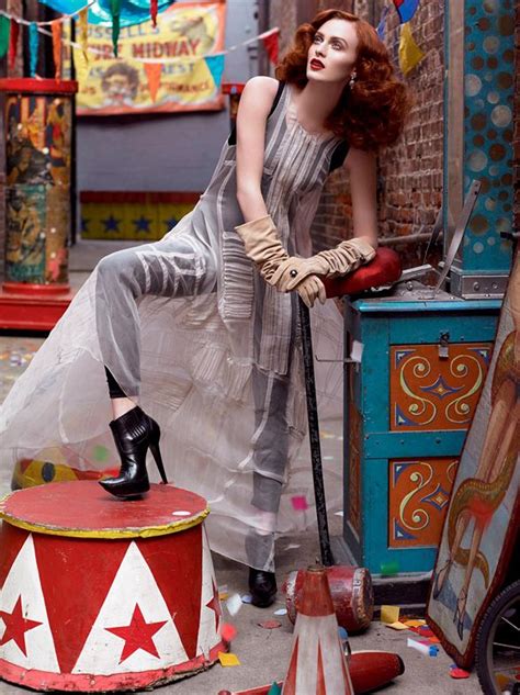 Vogue Italia April 2007 Karen Elson By Steven Meisel Fashion Photography Editorial Circus