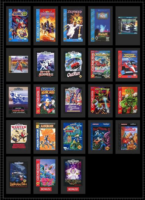 Sega Genesis Mini 2s Full List Of 60 Games The Pixels