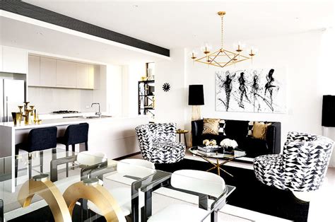 Black White And Gold Living Room Decor House Decor Interior
