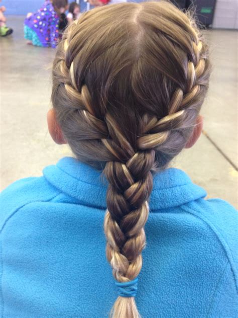 Double French Braid Into One